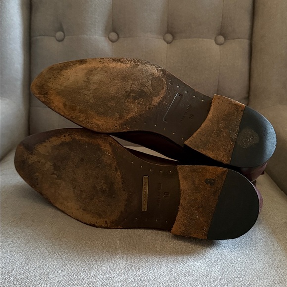 Dolce & Gabbana men’s Sz 11 (US: UK 10) Burgundy Leather Boots - Picture 4 of 6